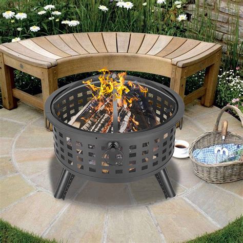 metal box for fire pit|portable fire pit outdoor.